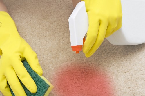 Professional cleaner in Hampstead working in a residential home